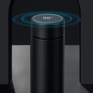 18oz Stainless Steel Smart Vacuum Insulated Water Bottle with LED Temperature Display