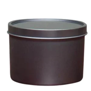 1KG Empty Tinplate Cylinder Can with Lacquered Finish and Offset Printing