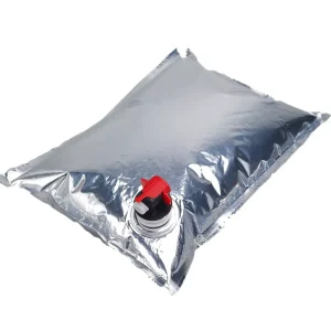 1L Bag-in-Box Aluminum Foil Drink Pouch With Tap for Water Wine Juice and Beverage