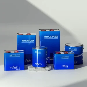 1L Square F Style Tin Can Paint Thinner Container for Chemical Solvent Packaging Durable Rectangular Metal Cans with Screw Cap