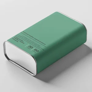 1L Square Metal Tinplate Can with Plastic Lid for Lubricating Oil, Glue, Aerosol Paint, and Chemicals