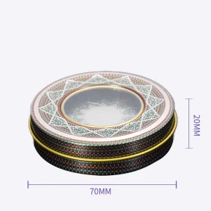 1g and 2g Tinplate Storage Containers for Saffron, Tea, and Candy