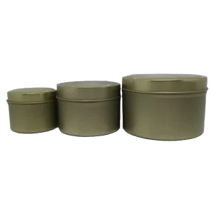 1oz 2oz 4oz 6oz 8oz 10oz 14oz 16oz Candle Candy Gift Tin Cans slip Lid Metal Jar