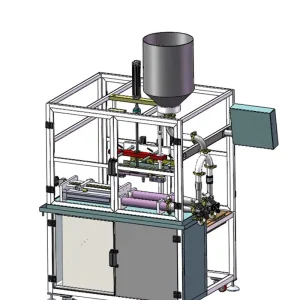 2-Head Piston Filling Machine for Yogurt and Liquids