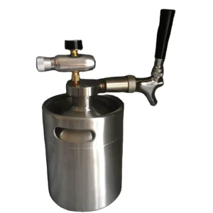 2 Liter Steel Mini Keg Growler Barrel for Beer