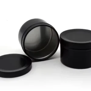 2 Oz 60G Screw Top Round Jars Metal Tin Cans Aluminum Tin Containers