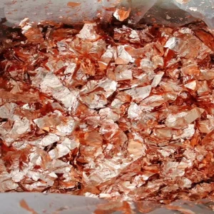 2 kg Copper Gold Foil Pigment for Resin Crafts, Sculptures, and Gold Flake Decor