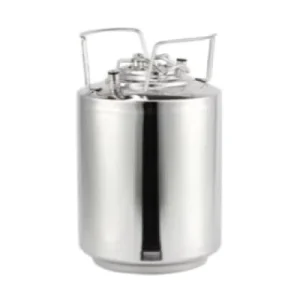 2.5 Gallon Stainless Steel 304 Food Grade Corny Keg Ball Lock for Soda and Beer