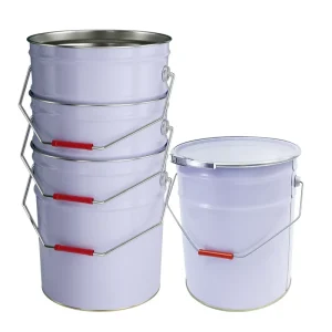 20 Liter Empty Tin Plate Steel Cylinder Drum Can Leak Proof Eco Friendly Recyclable Bucket for Paint Packing