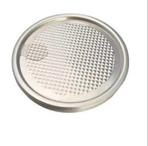 200/202 Food-Grade Aluminum Foil Can Easy-Open Peel-Off End Lid