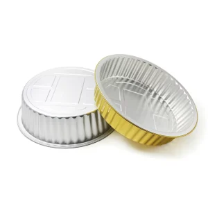 2000ml Silver Aluminum Food Container with PP or PET Lid