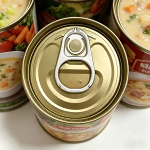 202# 52.3 mm Chrome Plated White Enamel With Silver Pull Tab Easy Open End EOE Can Tops for Canned Tomato Paste