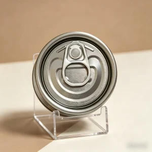 202# 52.3 mm Silver Chrome Aluminum Paste Easy Open Can Cap Can Covers Sealed Can Tops for Fish Cans