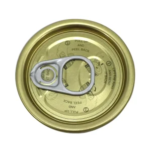 202# Lid Tinplate Metal Cans Caps Closures 52mm Easy Open End for Wine Bottles Vegetables Fruits