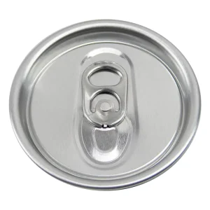 206 Aluminum Beverage Can Lid with Stay-On Tab