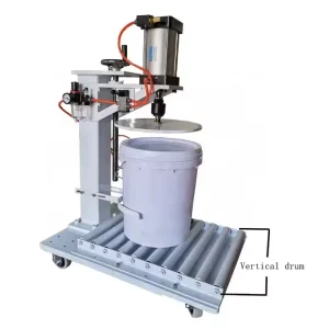 20L 25L Chemical Oil Drum Semi-Automatic Plastic Bucket Drum Pail Barrel Lid Capping Machine JR-10H