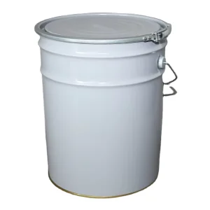20L Round Metal Tin Can Paint Bucket for Oil and Chemical Storage