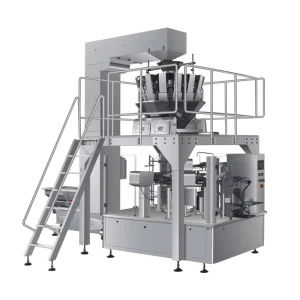 20g-100g Granule Packaging Machine with Pre-Made Pouch Rotary Filler and Multihead Weigher