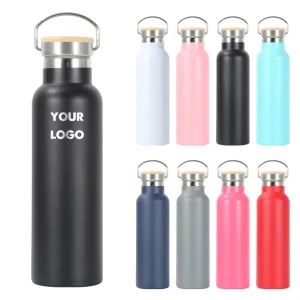 20oz 600ml Stainless Steel Metal Water Bottle for Hot and Cold Drinks, Hiking and Camping