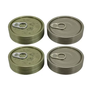#214 70mm Tinplate Lid for Coffee Can Canned Food Easy Open Can Lid