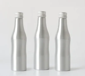 250ml Customized Luxury Quality Aluminum Beverage Mineral Water Bottle With Pilfer Proof Cap