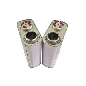 250ml Square Tinplate Can with Pry Lid and Water-Based Inner Coating for Solvent Paint