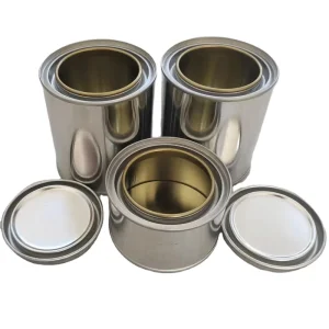 250ml Tinplate Metal Can Small Iron Bucket for Water-Based Interior Coating Solvent Paint Pry Lid Printable Tea Chemical