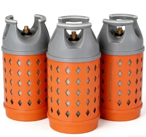 26.2L LPG Composite Cylinders 10kg 11kg Lightweight Fiberglass Wrapped Gas Bottles Environment Friendly