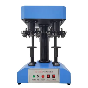 260 Best Selling Electric Automatic Double Head Can Sealing Machine with Heat Sealing High Accuracy for Tin & Aluminum Cans