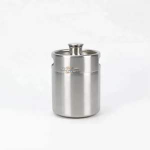 2L 64oz Stainless Steel Craft Beer Mini Keg Container Growler 2L Stainless Steel Double Wall Growler