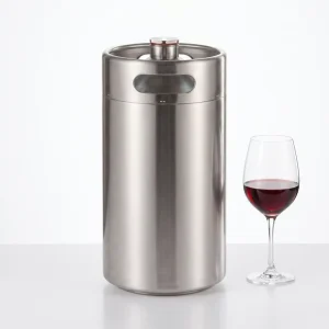 2L Double-Wall Stainless Steel Soda Nitro Mini Draft Beer Keg