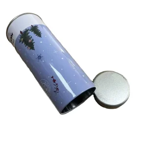 2oz 10g 20g 30g 40g 50g Tin Boxes Food Snack Packaging Metal Round Removable Lid Tin Can Tea Tins for Loose Tea