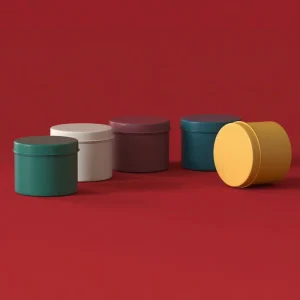 2oz 4oz 6oz 8oz 10oz Round Metal Candle Tins