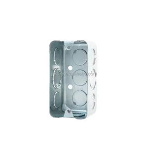 2×4 1-7/8-Inch Deep Rectangular UL-Listed Electrical Metal Box