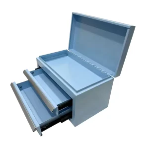 3-Drawer Steel Tool Chest Portable Toolbox Organizer for Garage Workshop