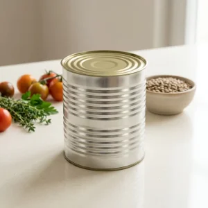 3-Piece Tinplate Empty Cans 100ml-500ml Pull Ring Lid Custom Print for Food Processing Factory