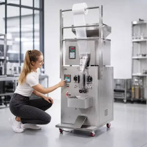 3-Side Seal Electric Weighing Filling Packing Machine 1-50 g Small Sachet Stainless Steel Automatic Packing Machine