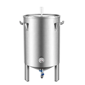 30 100L Stainless Steel Conical Fermentation Tank & Fermenter for Home Brewing Craft Beer Alcohol Storage Keg Brewing Kit