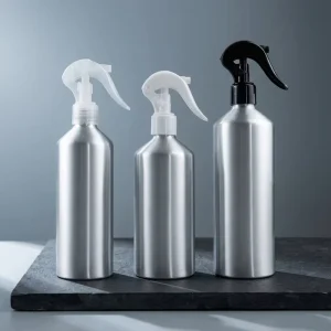 300ml 500ml Aluminum Perfume Spray Bottle with Lotion Pump