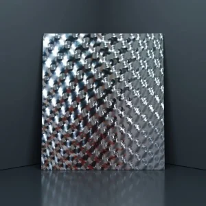 304 BA Stainless Steel Embossed Decorative Sheet, 0.1–50 mm Thickness