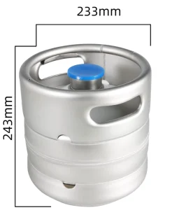304 Stainless Steel Beer Keg with DIN ASA Spear 20L/30L/50L Capacity Home Brewing Barrel Direct Supplier