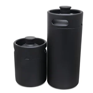 304 Stainless Steel Mini Beer Keg with Threaded Lid