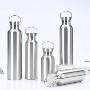 304 Stainless Steel Vacuum Insulated Double Wall Sport Water Bottle Reusable Flask for Lid Travel Cyclists School
