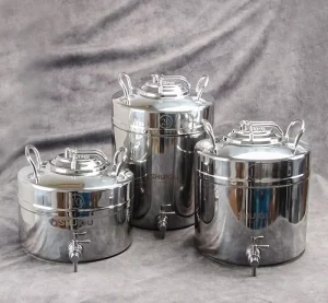 304 Stainless Steel Water Tank with Faucet for Camping and Bulk Beverage Storage