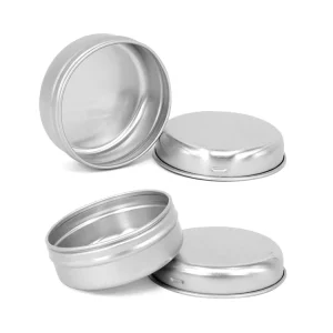 30ML Customized Round Empty Aluminum Tin Cans Colorful Printed Metal Containers for Cosmetic Packaging