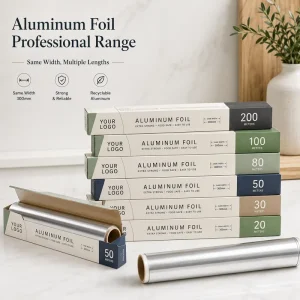 30cm x 100m Aluminum Foil Roll for Food Packaging