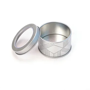 30g 50g 60g 80g 100g Round Tinplate Matcha Storage Tin Can with UV Coating