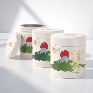 30g 50g 80g 100g Sealed Matcha Green Tea Tin Food Grade Metal Can with Airtight Cover for Fresh Tea Powder Storage Jar