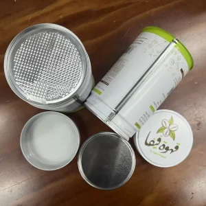 30g and 50g Matcha Tinplate Cans in Plain Silver with Offset Printing for Chewing Gum, Coffee, Tea, Candy, and Powder