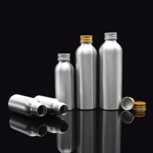 30ml-1000ml Empty Essential Oil Aluminum Cosmetic Perfume Bottle with Aluminum Screw Lid for Personal Care